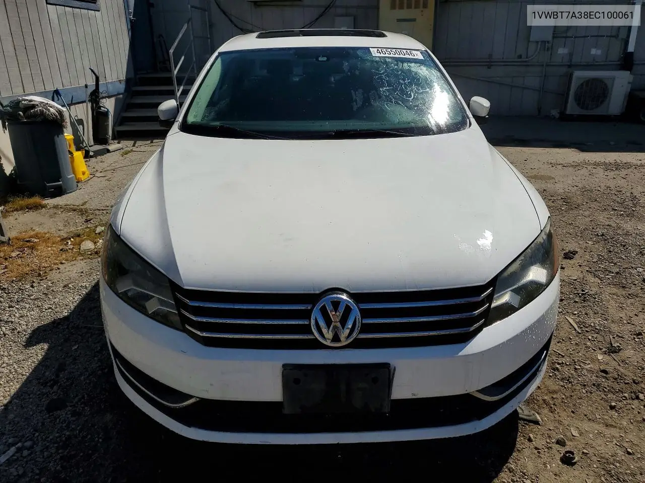 1VWBT7A38EC100061 2014 Volkswagen Passat Se
