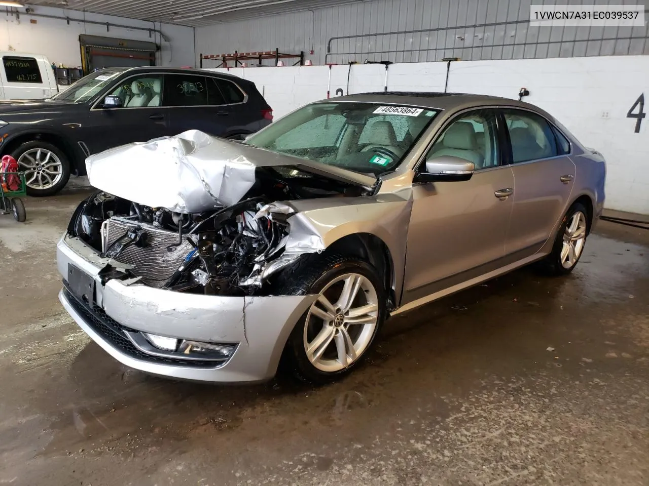 1VWCN7A31EC039537 2014 Volkswagen Passat Sel