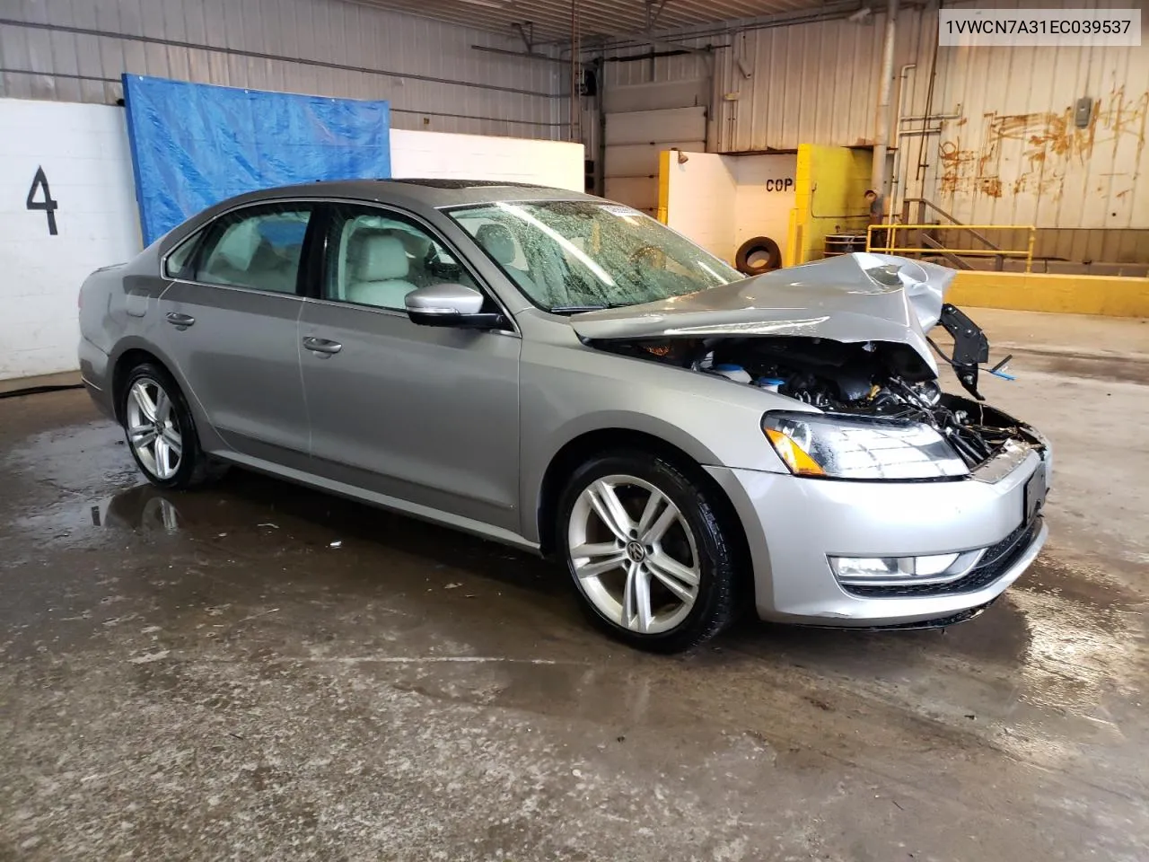 1VWCN7A31EC039537 2014 Volkswagen Passat Sel