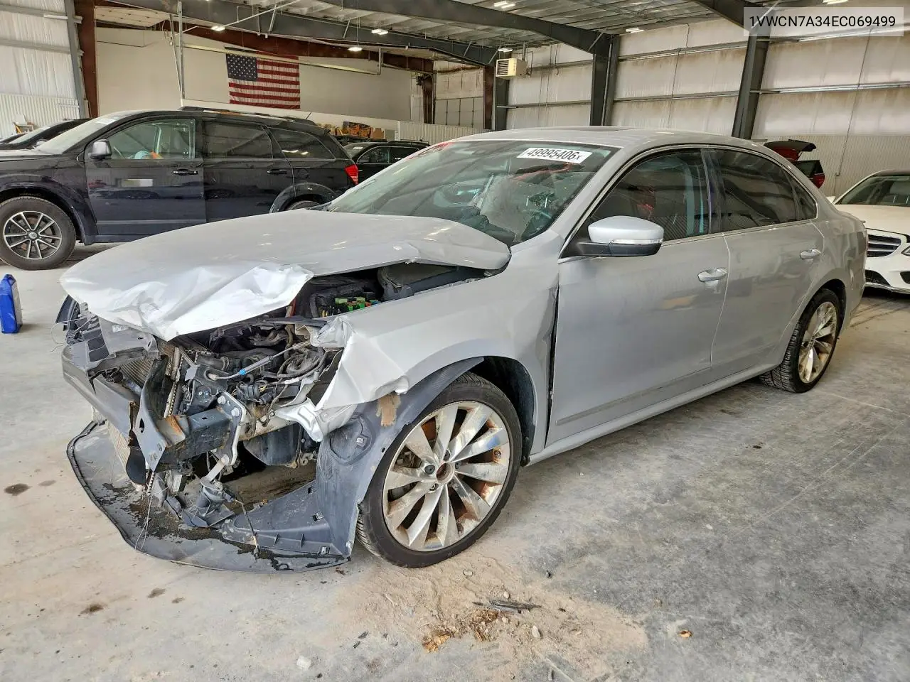 1VWCN7A34EC069499 2014 Volkswagen Passat Sel