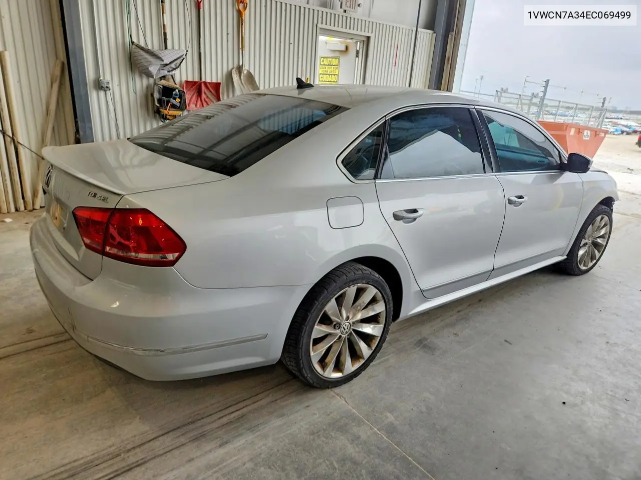 1VWCN7A34EC069499 2014 Volkswagen Passat Sel