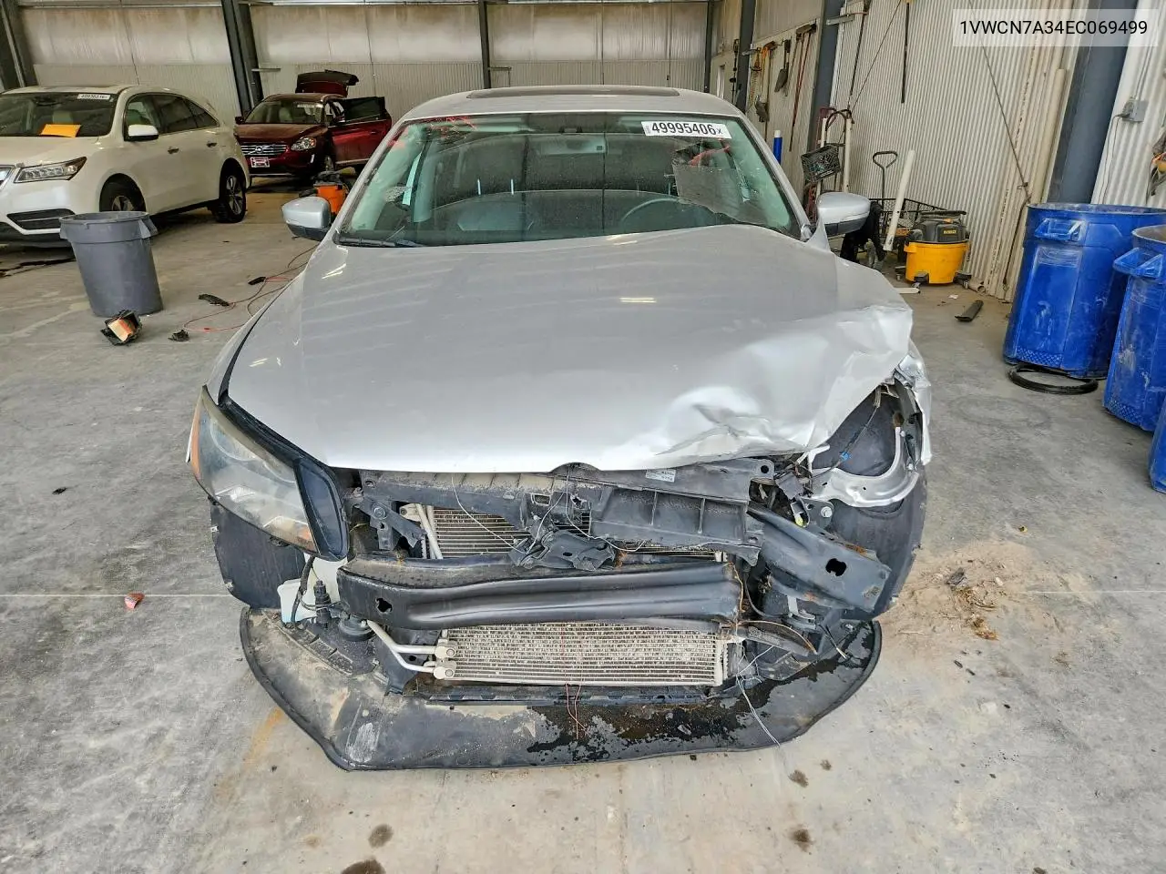 1VWCN7A34EC069499 2014 Volkswagen Passat Sel