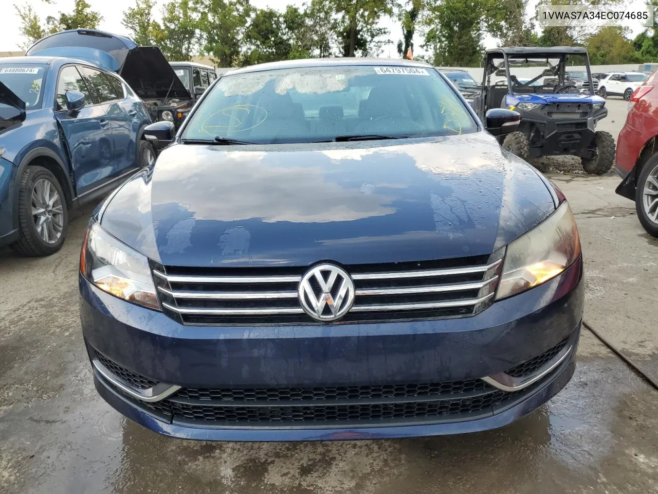 1VWAS7A34EC074685 2014 Volkswagen Passat S