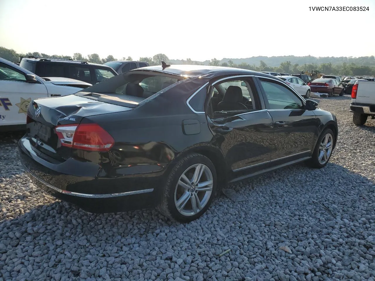 1VWCN7A33EC083524 2014 Volkswagen Passat Sel