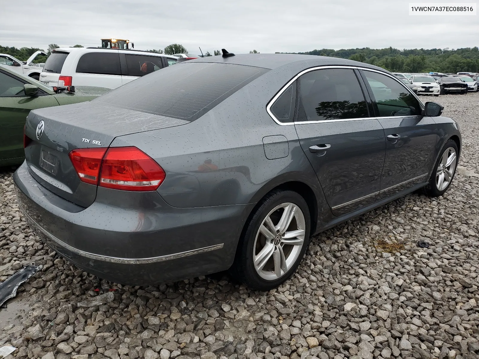 1VWCN7A37EC088516 2014 Volkswagen Passat Sel