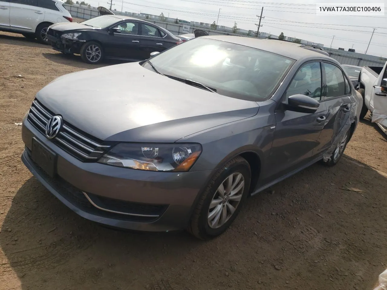 1VWAT7A30EC100406 2014 Volkswagen Passat S