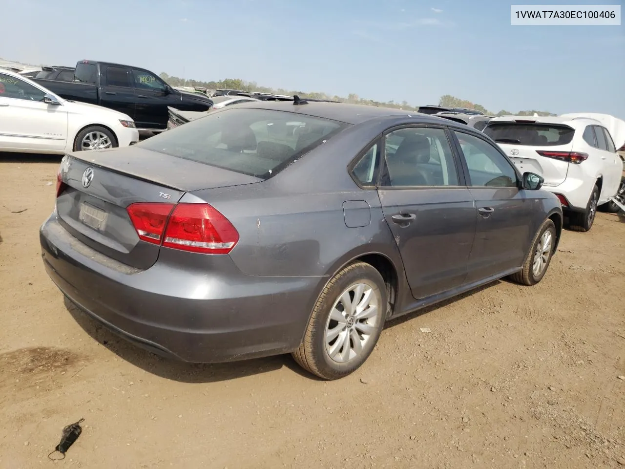 1VWAT7A30EC100406 2014 Volkswagen Passat S