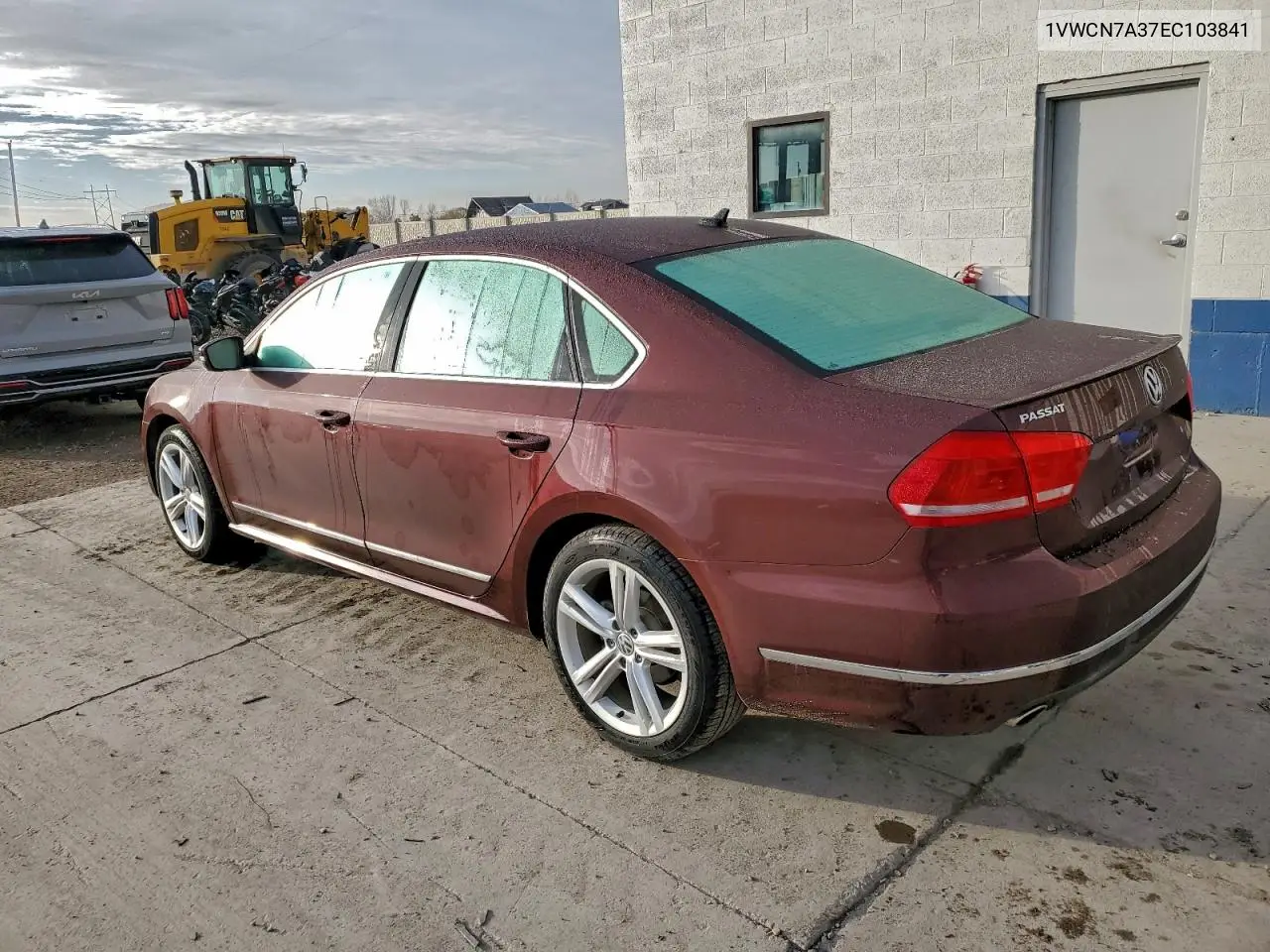 1VWCN7A37EC103841 2014 Volkswagen Passat Sel
