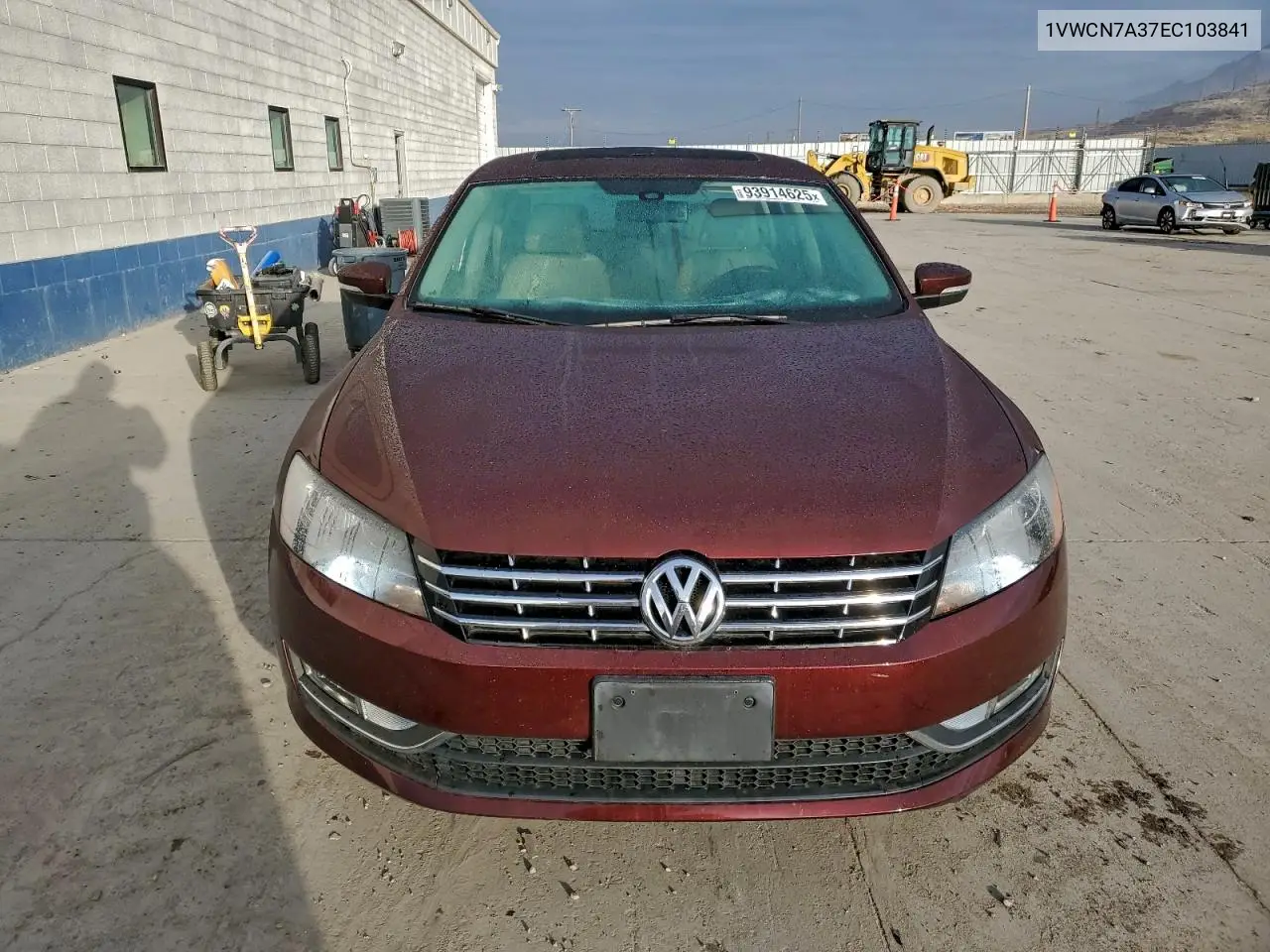 1VWCN7A37EC103841 2014 Volkswagen Passat Sel