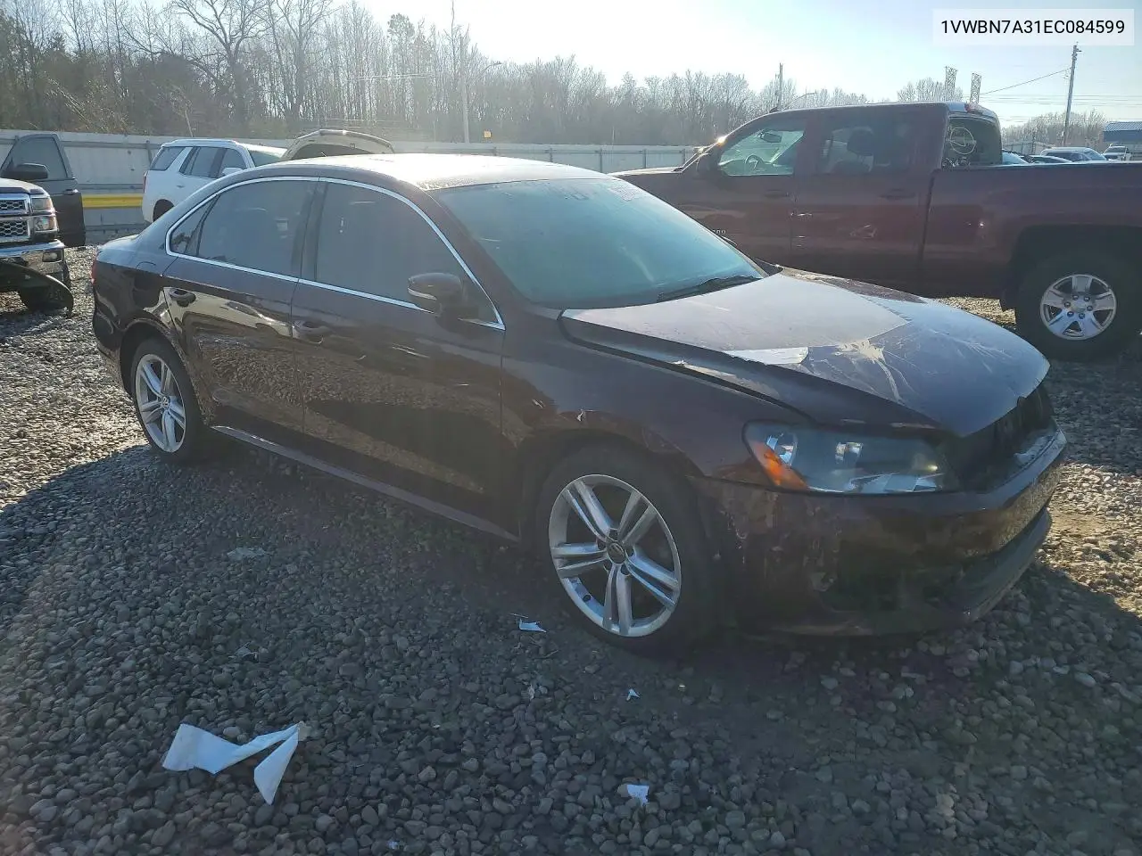 1VWBN7A31EC084599 2014 Volkswagen Passat Se