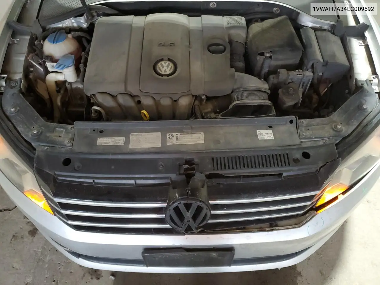 1VWAH7A34EC009592 2014 Volkswagen Passat S