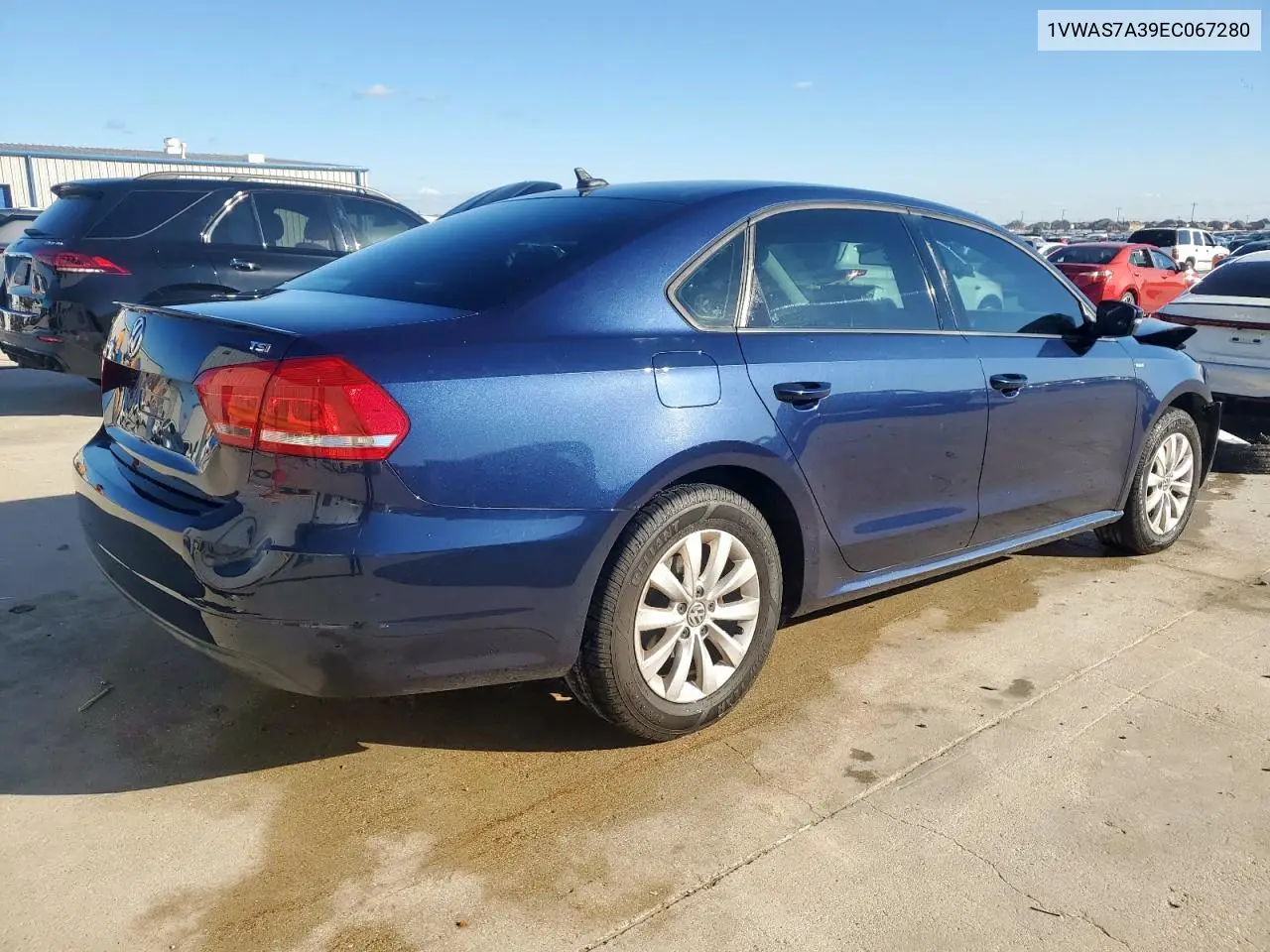 1VWAS7A39EC067280 2014 Volkswagen Passat S
