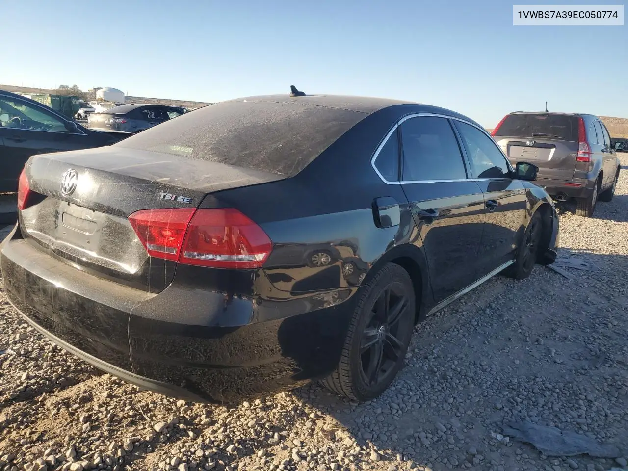 1VWBS7A39EC050774 2014 Volkswagen Passat Se