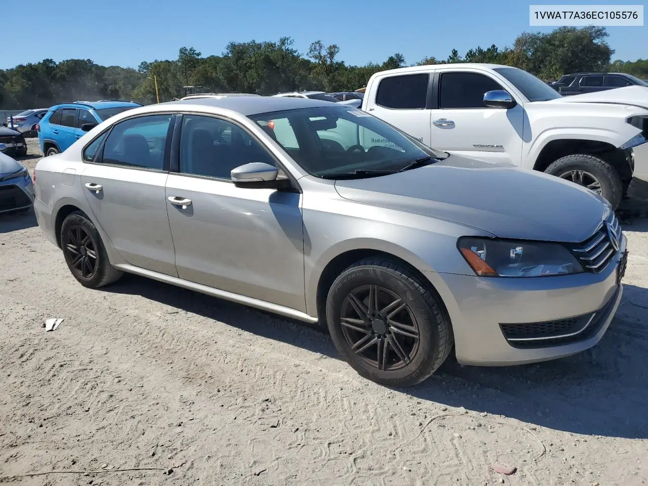 1VWAT7A36EC105576 2014 Volkswagen Passat S