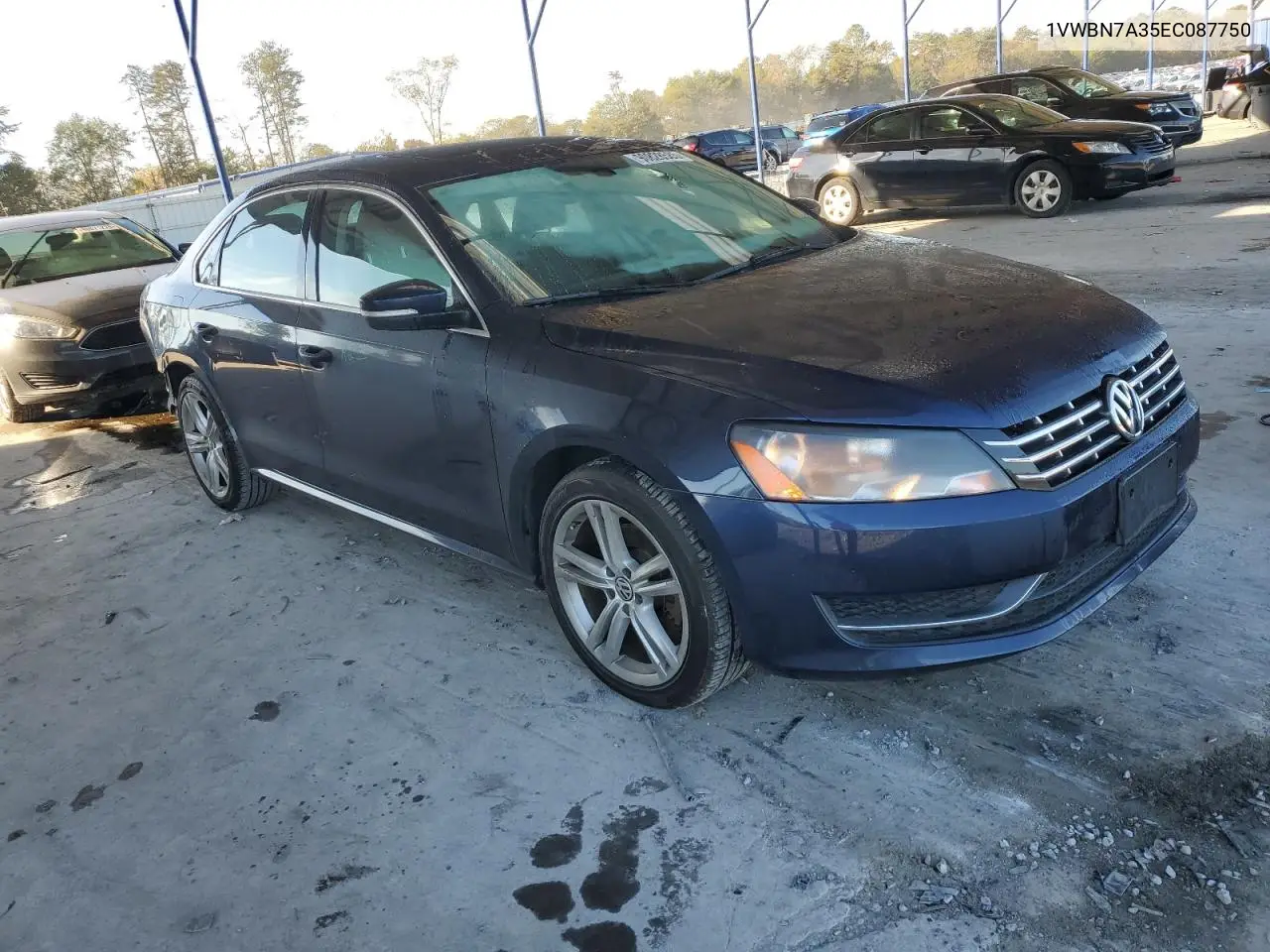 1VWBN7A35EC087750 2014 Volkswagen Passat Se