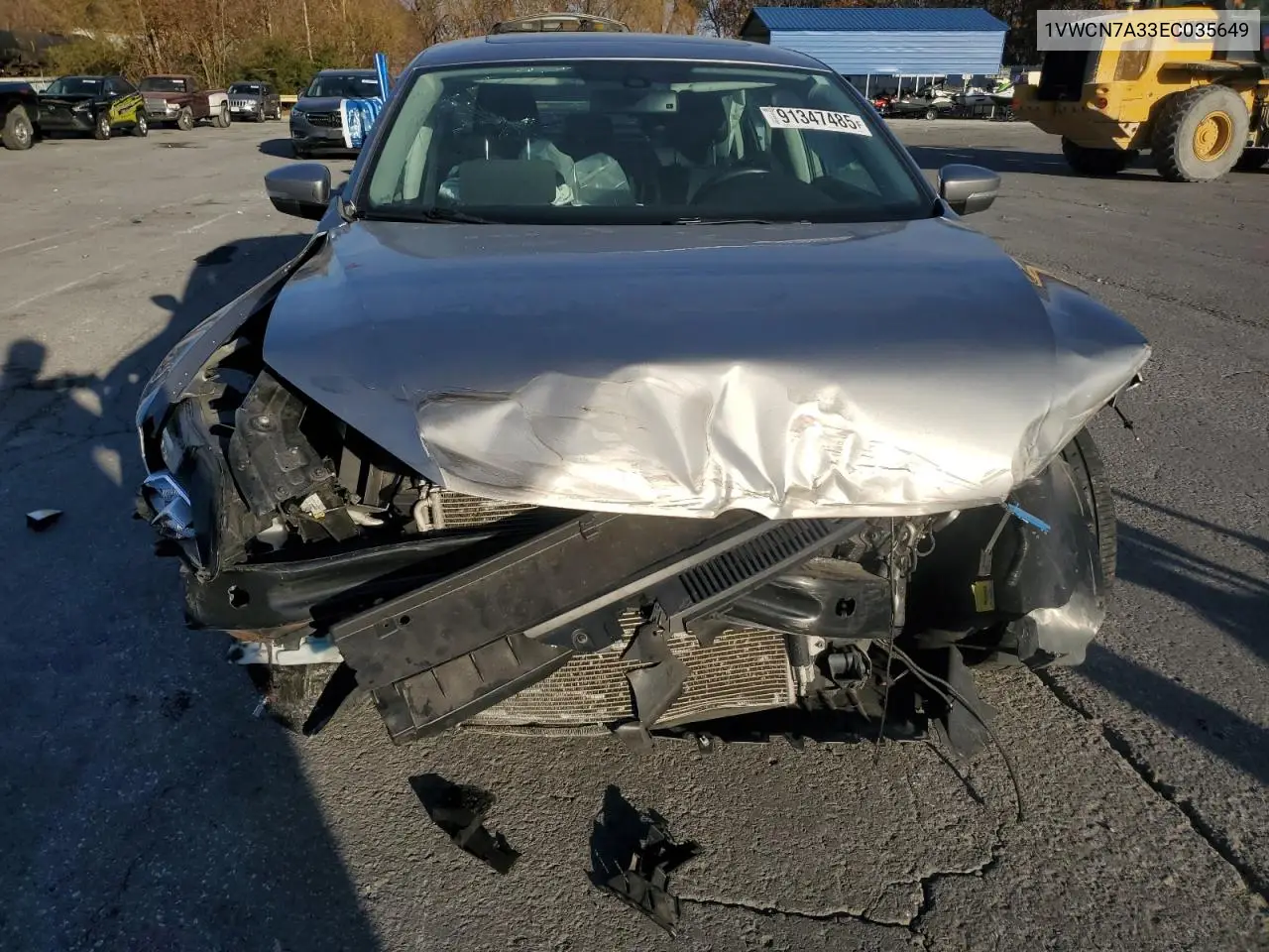 1VWCN7A33EC035649 2014 Volkswagen Passat Sel