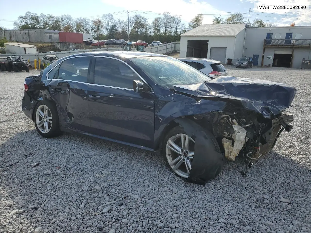 1VWBT7A38EC092690 2014 Volkswagen Passat Se
