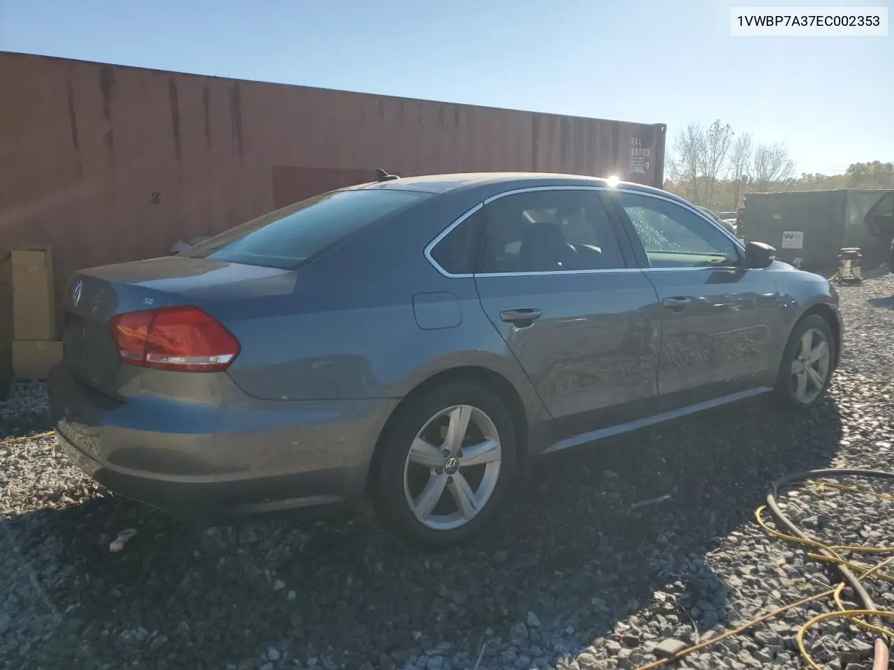 1VWBP7A37EC002353 2014 Volkswagen Passat Se