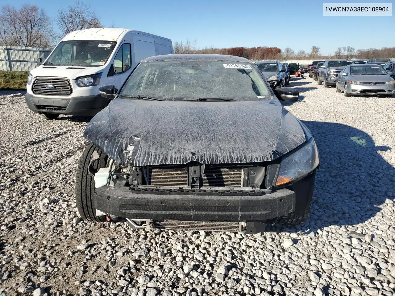 1VWCN7A38EC108904 2014 Volkswagen Passat Sel