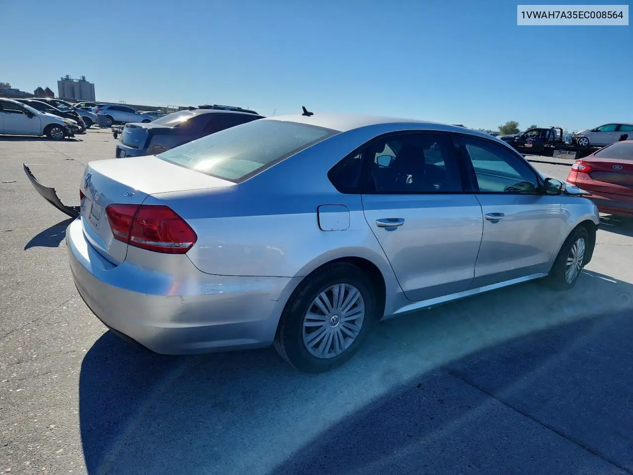 1VWAH7A35EC008564 2014 Volkswagen Passat S