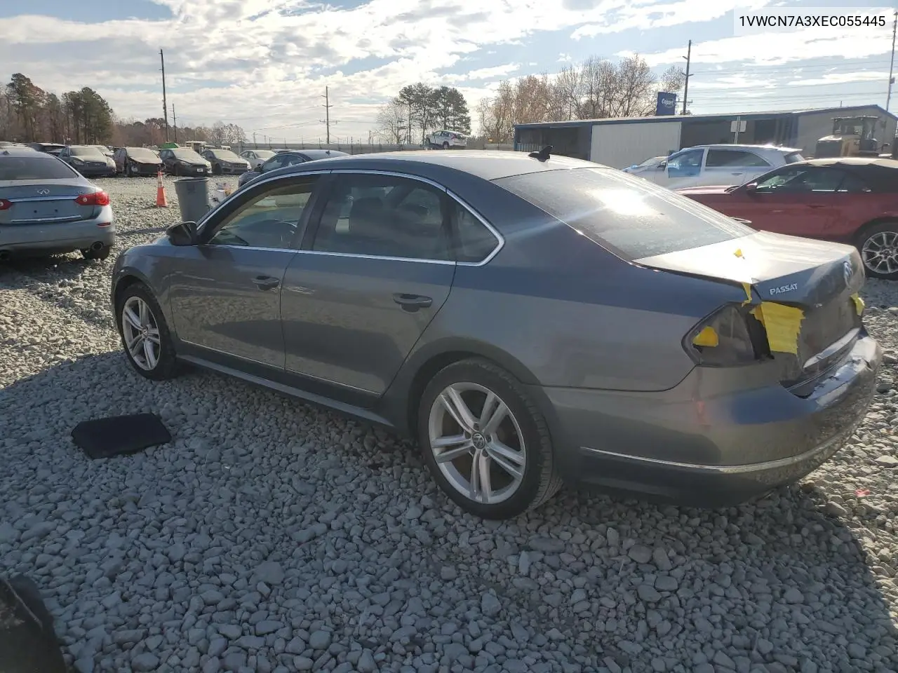 1VWCN7A3XEC055445 2014 Volkswagen Passat Sel