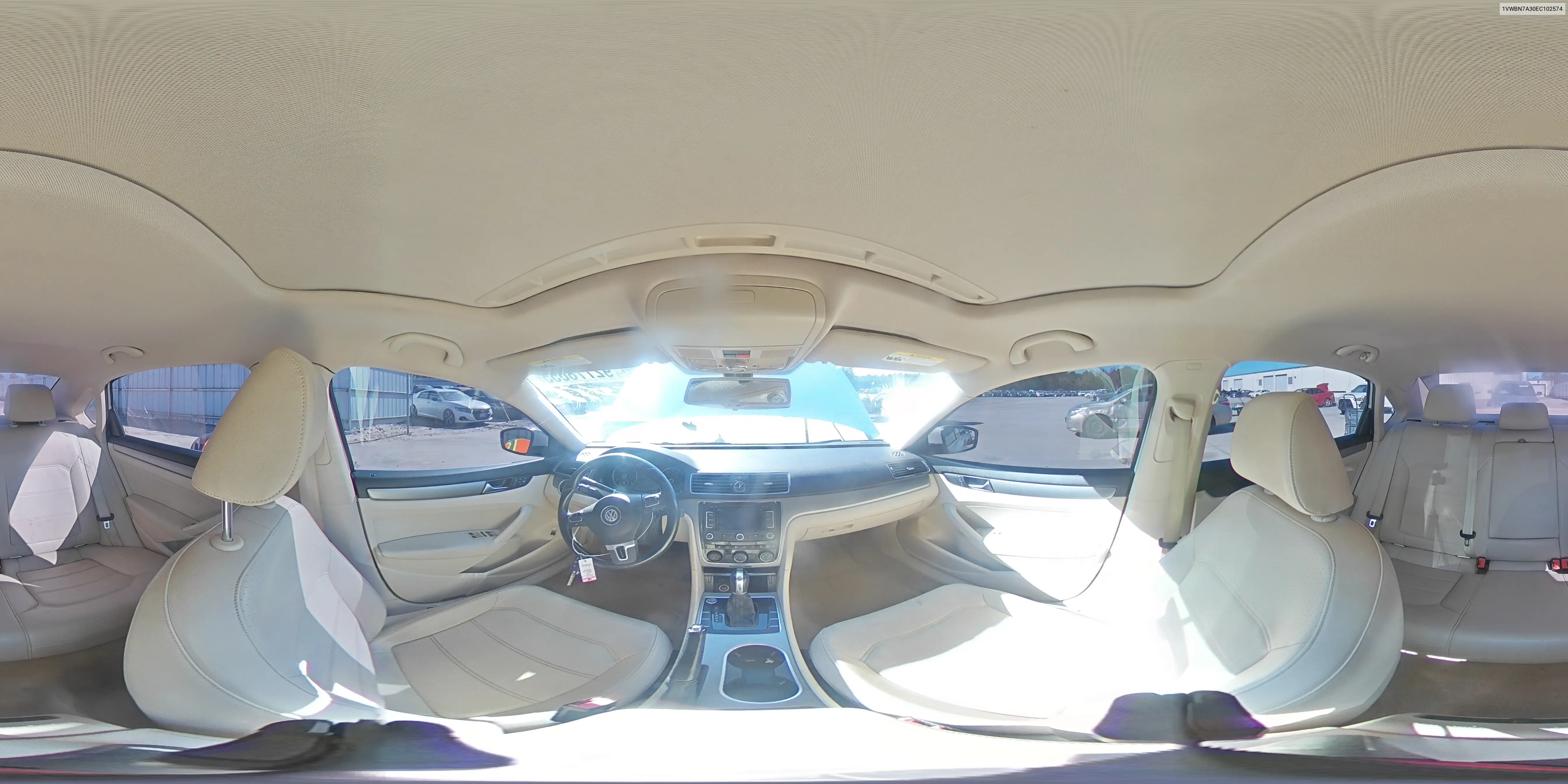 1VWBN7A30EC102574 2014 Volkswagen Passat Se