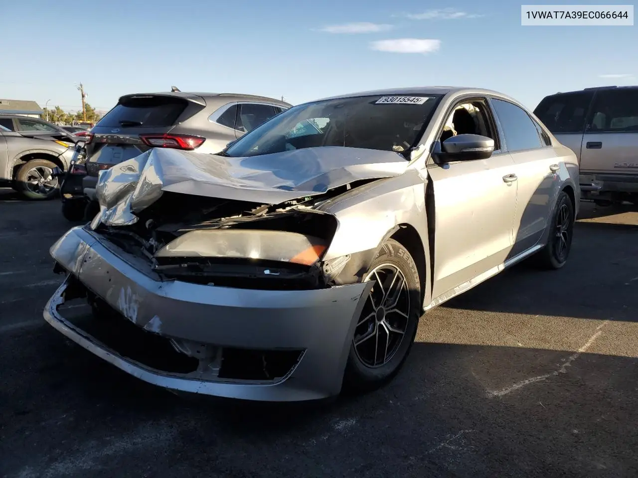 1VWAT7A39EC066644 2014 Volkswagen Passat S