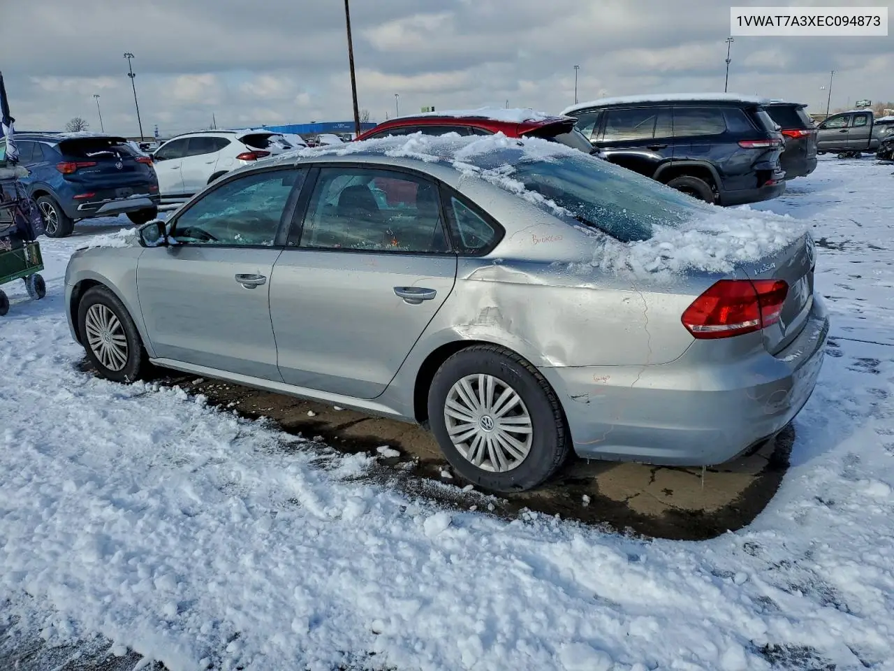 1VWAT7A3XEC094873 2014 Volkswagen Passat S