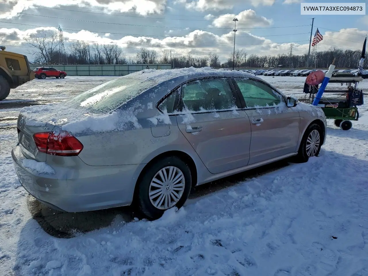 1VWAT7A3XEC094873 2014 Volkswagen Passat S