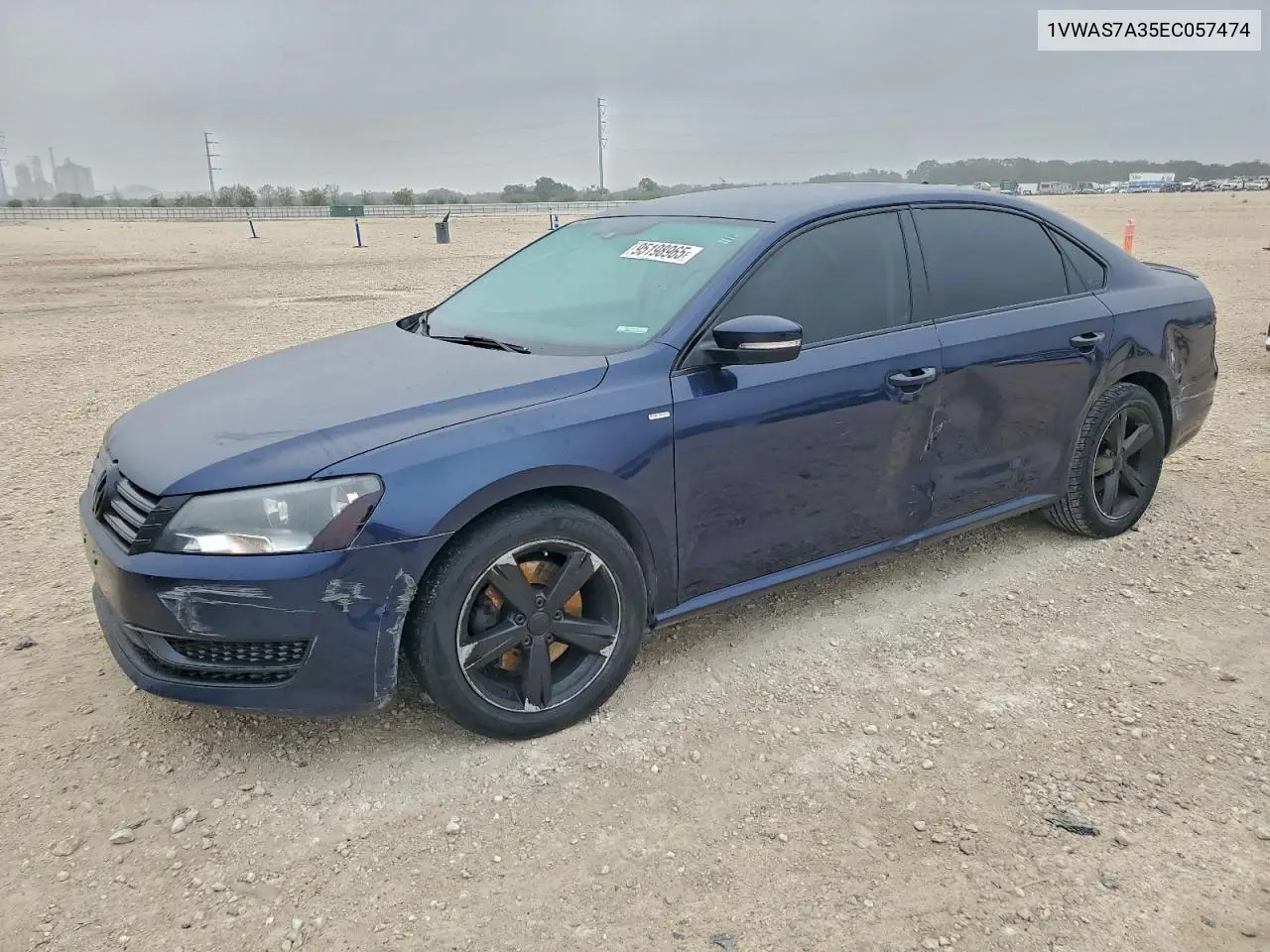 1VWAS7A35EC057474 2014 Volkswagen Passat S