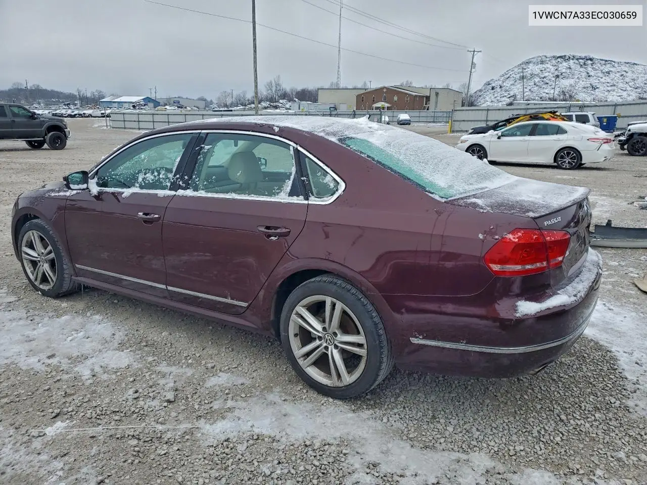 1VWCN7A33EC030659 2014 Volkswagen Passat Sel