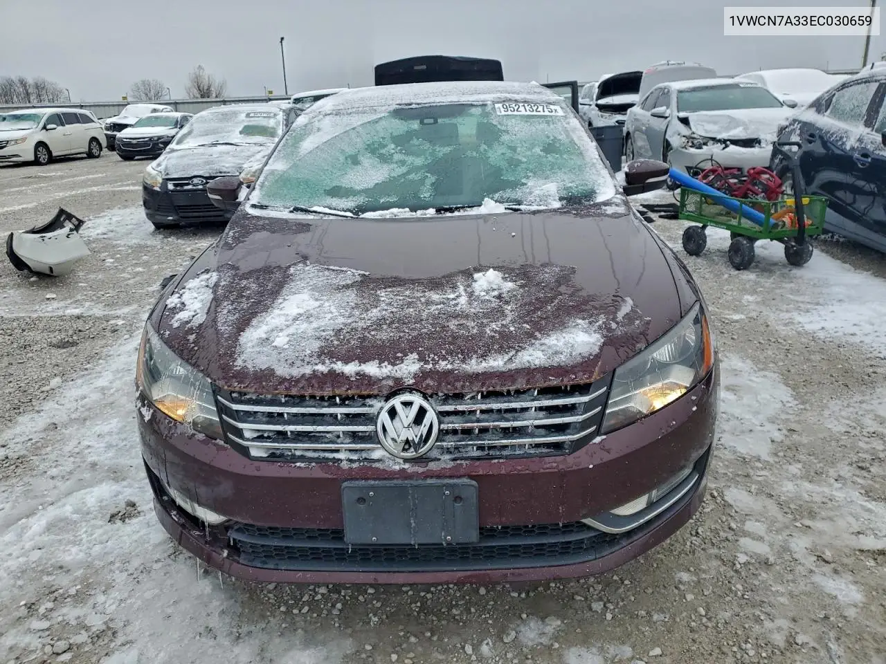 1VWCN7A33EC030659 2014 Volkswagen Passat Sel