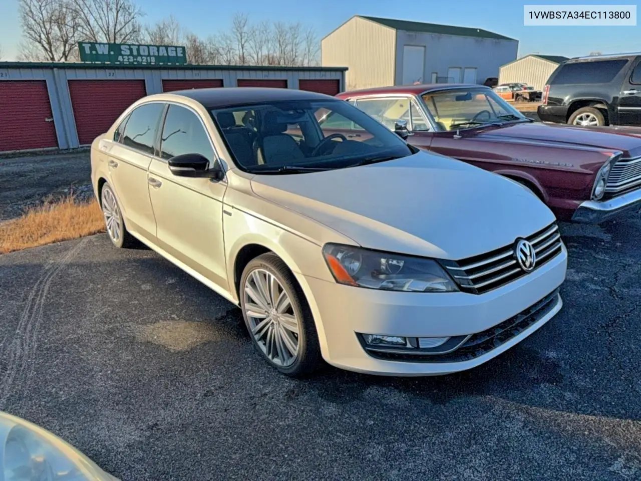 1VWBS7A34EC113800 2014 Volkswagen Passat Se
