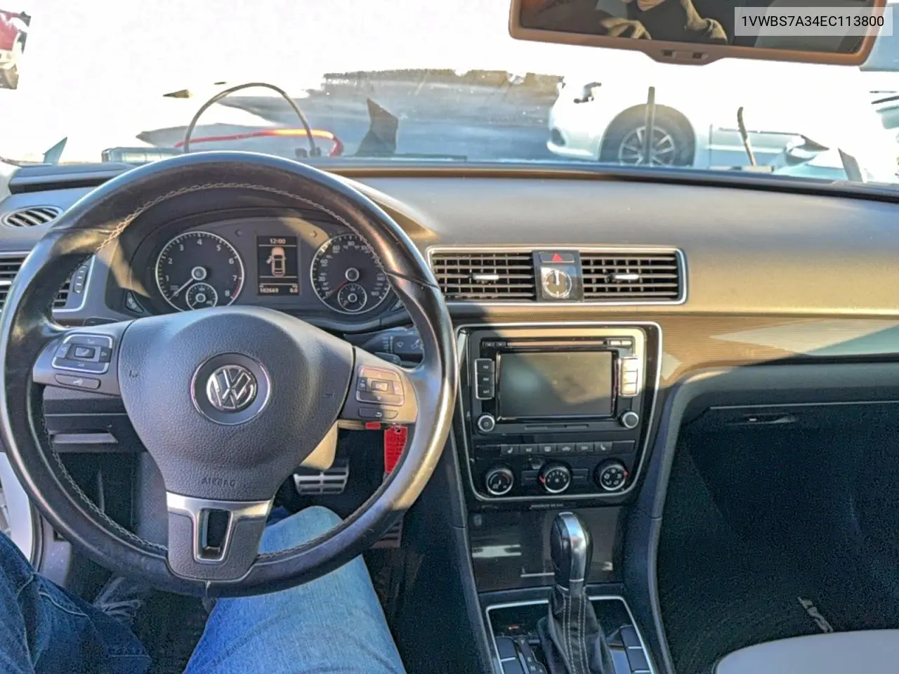 1VWBS7A34EC113800 2014 Volkswagen Passat Se
