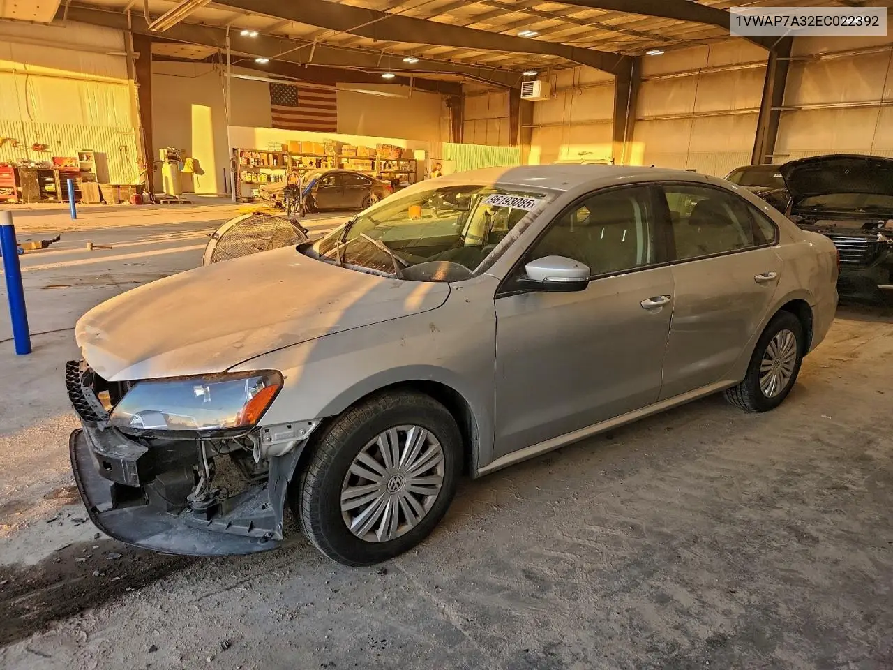 1VWAP7A32EC022392 2014 Volkswagen Passat S