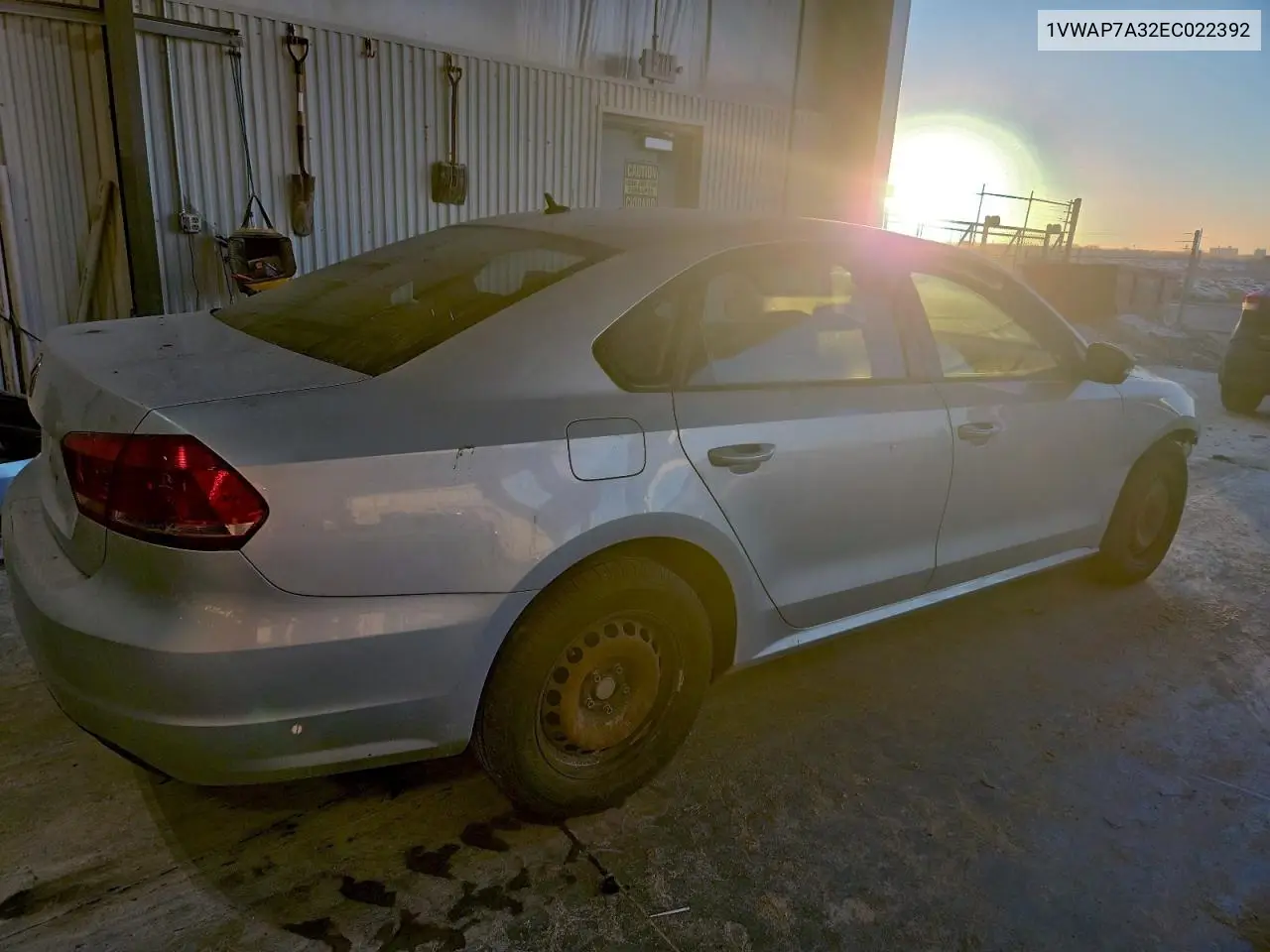 1VWAP7A32EC022392 2014 Volkswagen Passat S