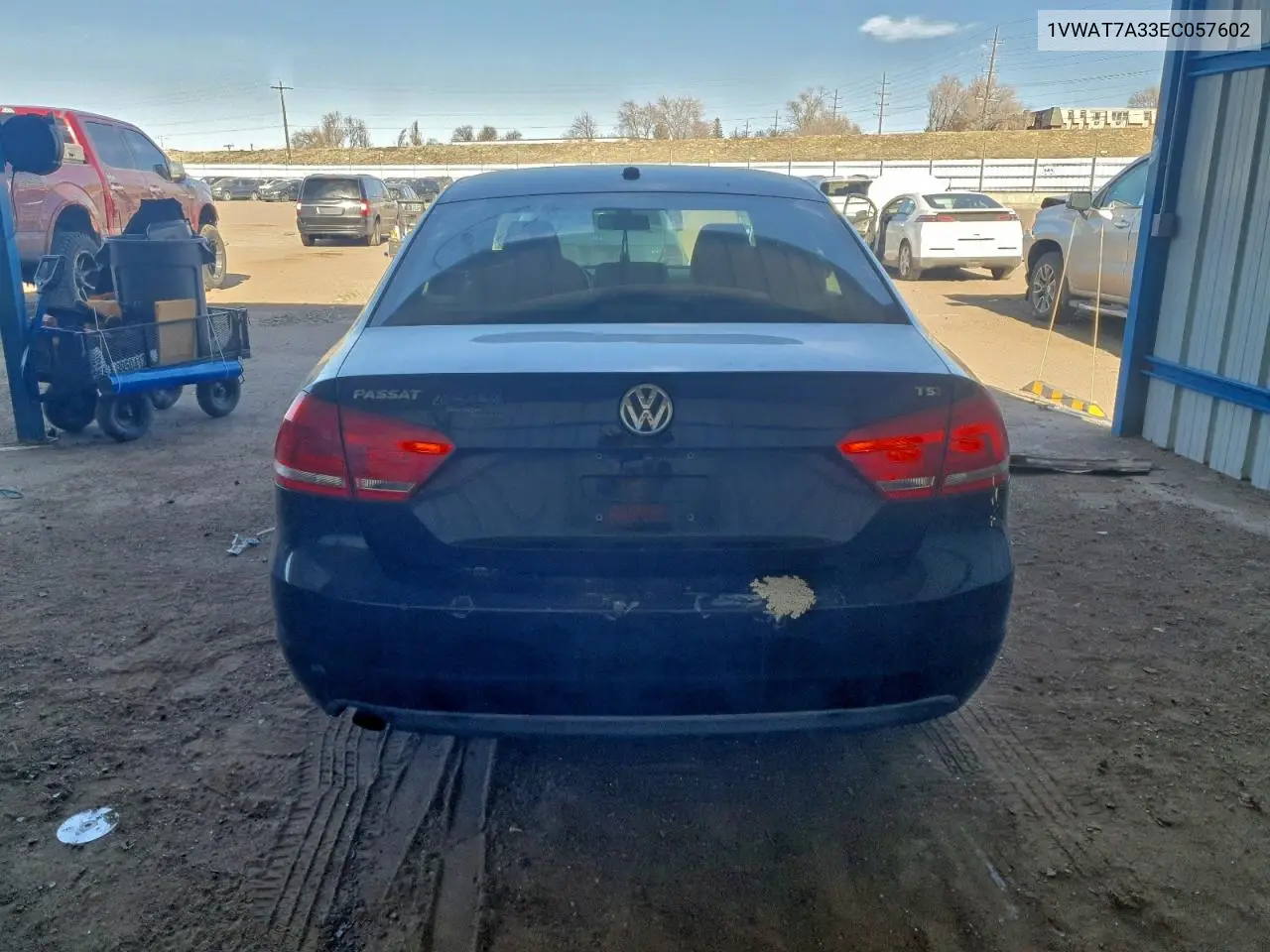 1VWAT7A33EC057602 2014 Volkswagen Passat S