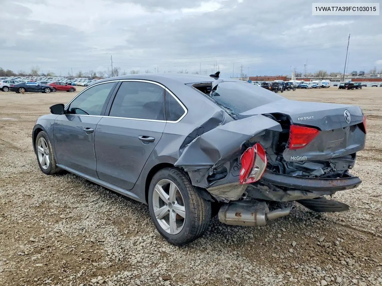 1VWAT7A39FC103015 2015 Volkswagen Passat S