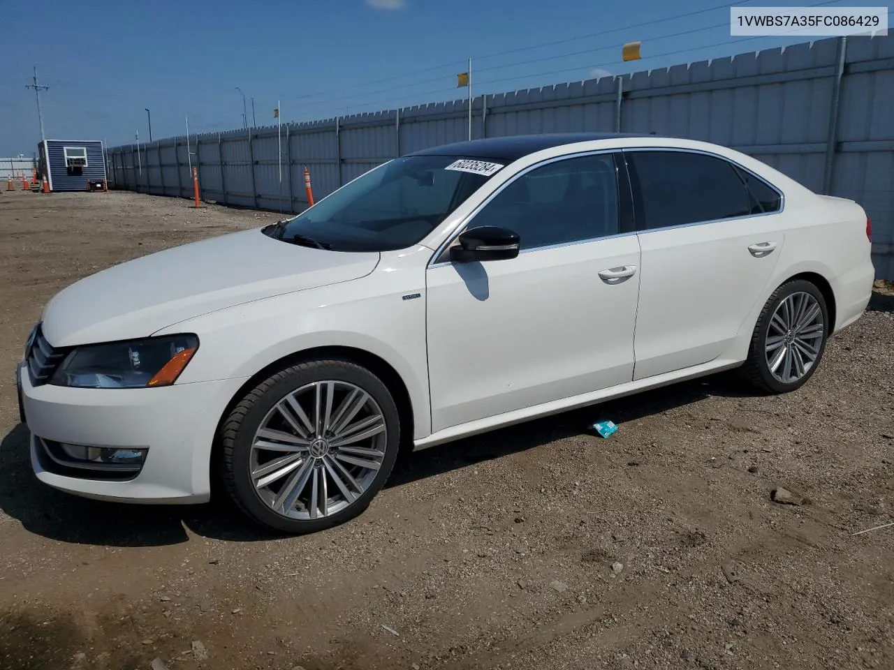 1VWBS7A35FC086429 2015 Volkswagen Passat Se