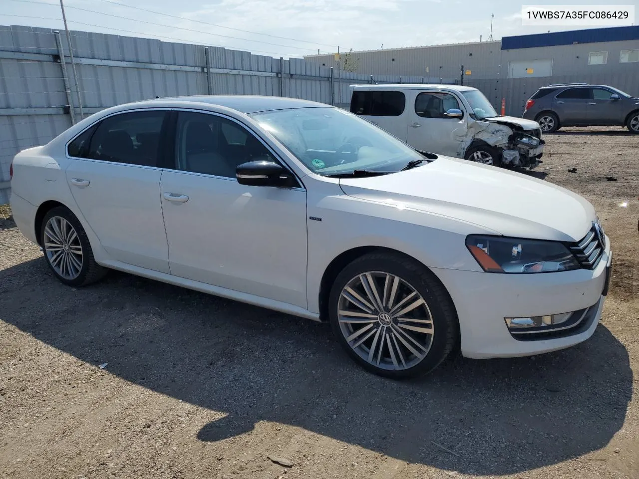 1VWBS7A35FC086429 2015 Volkswagen Passat Se