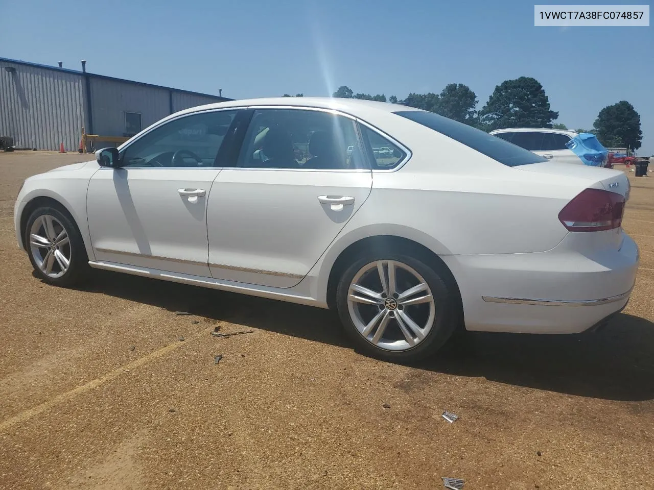 1VWCT7A38FC074857 2015 Volkswagen Passat Sel