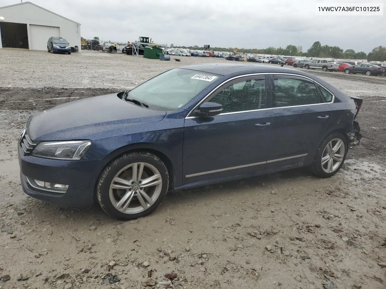 1VWCV7A36FC101225 2015 Volkswagen Passat Sel