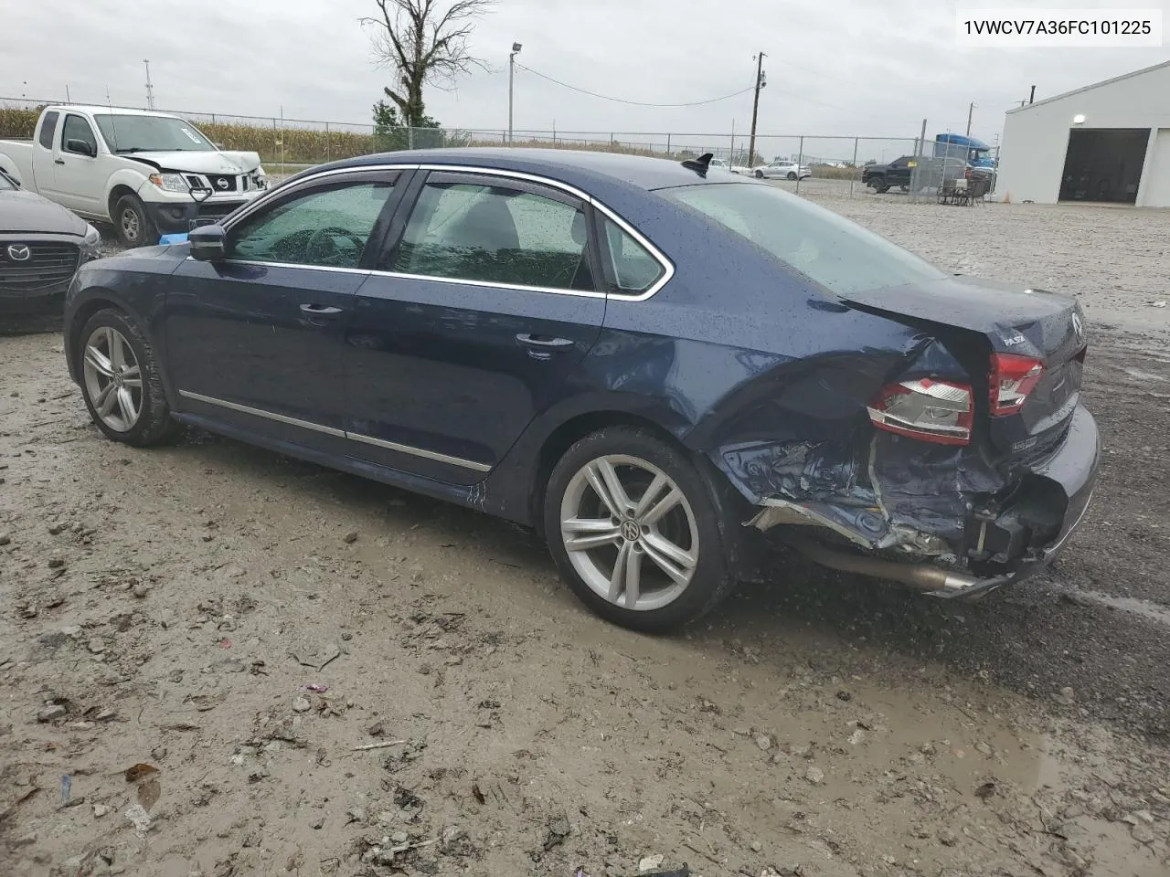 1VWCV7A36FC101225 2015 Volkswagen Passat Sel