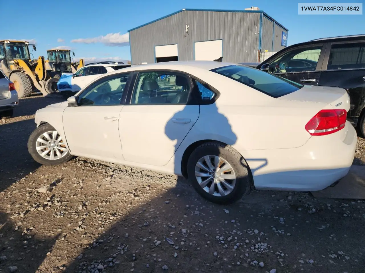 1VWAT7A34FC014842 2015 Volkswagen Passat S