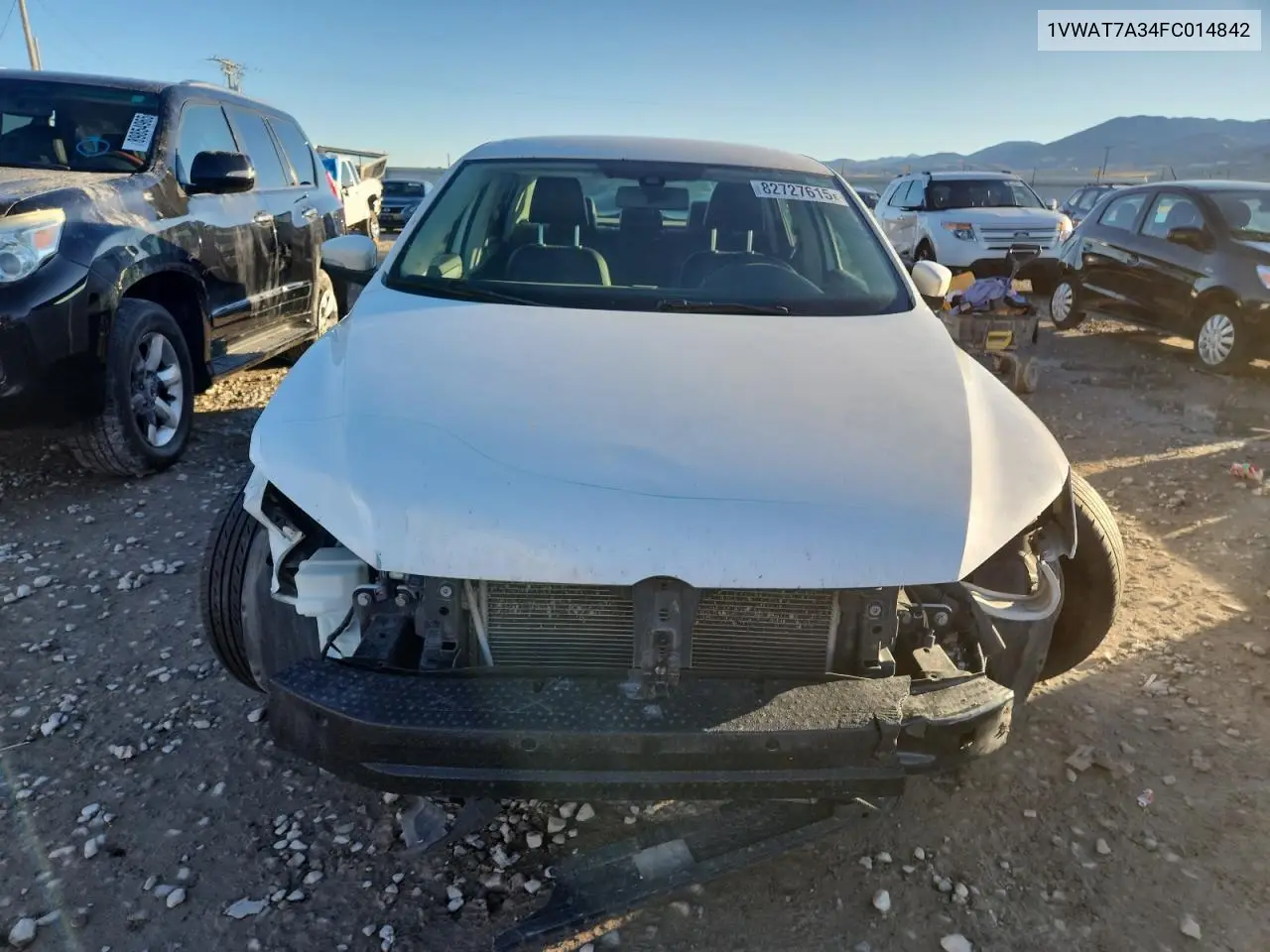 1VWAT7A34FC014842 2015 Volkswagen Passat S