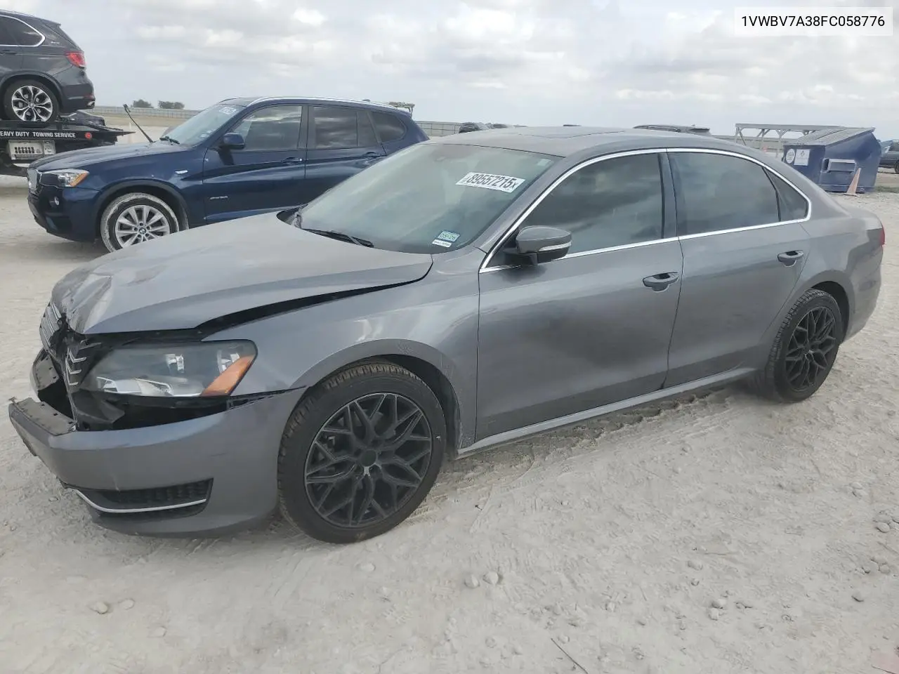 1VWBV7A38FC058776 2015 Volkswagen Passat Se