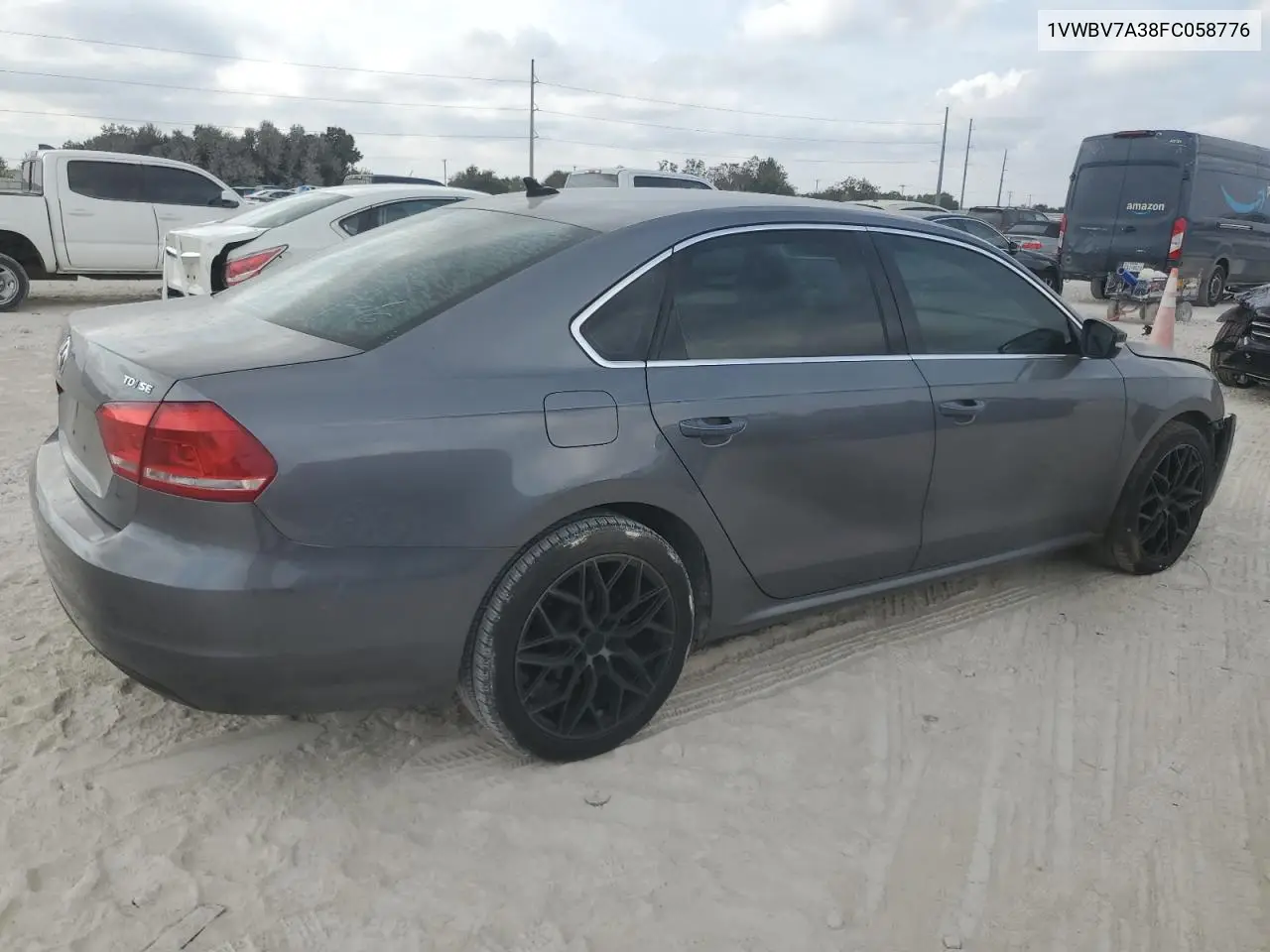 1VWBV7A38FC058776 2015 Volkswagen Passat Se