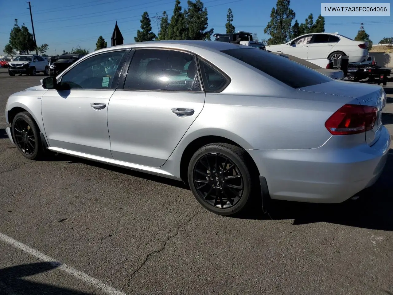 1VWAT7A35FC064066 2015 Volkswagen Passat S