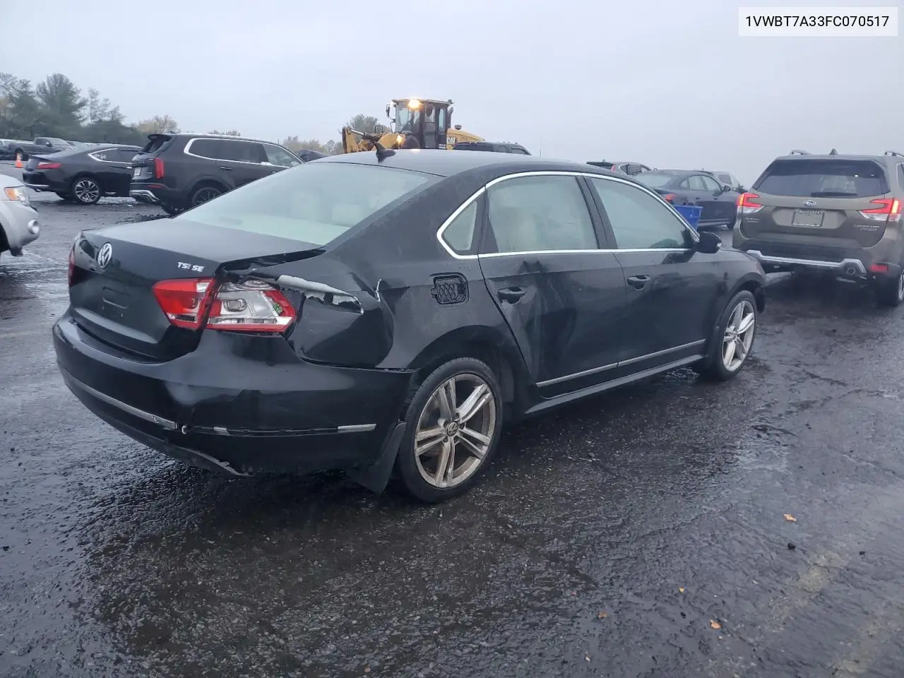 1VWBT7A33FC070517 2015 Volkswagen Passat Se