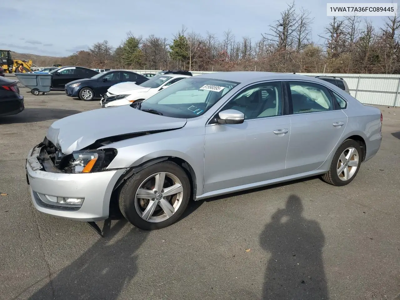 1VWAT7A36FC089445 2015 Volkswagen Passat S